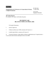 Permanent Council Decision No. 469 (it)