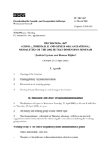 Permanent Council Decision No. 467