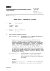 Journal of the 383rd Plenary Meeting of the Permanent Council (fr)