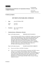 Journal of the 382nd Plenary Meeting of the Permanent Council (it)