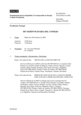 Journal of the 381st Plenary Meeting of the Permanent Council (es)