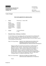 Journal of the 378th Plenary Meeting of the Permanent Council (de)