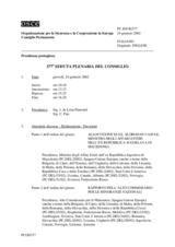 Journal of the 377th Plenary Meeting of the Permanent Council (it)