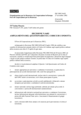 Forum for Security Co-operation Decision No. 16/02 (it)