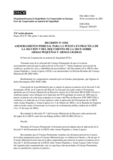 Forum for Security Co-operation Decision No. 15/02 (es)