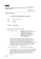 Journal of the 476th Plenary Meeting of the Permanent Council (it)