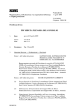 Journal of the 550th Plenary Meeting of the Permanent Council (it)