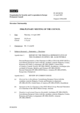 Journal of the 550th Plenary Meeting of the Permanent Council