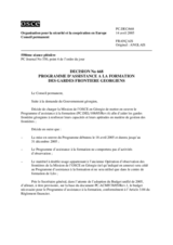 Permanent Council Decision No. 668 (fr)