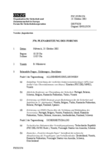 Journal of the 370th Plenary Meeting of the Forum for Security Co-operation (de)