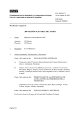 Journal of the 369th Plenary Meeting of the Forum for Security Co-operation (es)