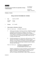 Journal of the 553rd Plenary Meeting of the Permanent Council (fr)
