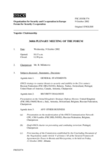 Journal of the 368th Plenary Meeting of the Forum for Security Co-operation