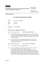 Journal of the 367th Plenary Meeting of the Forum for Security Co-operation (it)