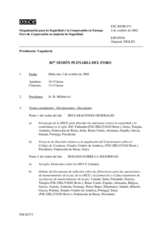 Journal of the 367th Plenary Meeting of the Forum for Security Co-operation (es)