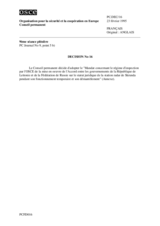 Permanent Council Decision No. 16 (fr)