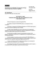 Forum for Security Co-operation Decision No. 10/02 (es)