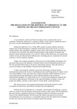 Statement by the Delegation of Uzbekistan