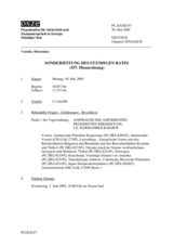 Journal of the 557th Special Plenary Meeting of the Permanent Council (de)