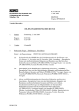 Journal of the 558th Plenary Meeting of the Permanent Council (de)