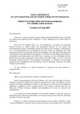 Address by the Minister for Foreign Affairs and European Integration of Croatia, Kolinda Grabar-Kitarovic