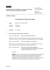 Journal of the 360th Plenary Meeting of the Forum for Security Co-operation (es)