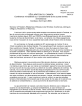 Statement by the Delegation of Canada (fr)