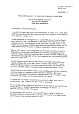 Statement by Daniel S. Mariaschin, Executive Vice President, B'nai B'rith International