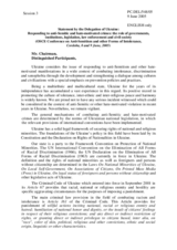 Statement by the Delegation of Ukraine