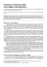 Intervention by Abi Freeman, European lnformation Department of the Family lnternational