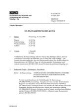 Journal of the 559th Plenary Meeting of the Permanent Council (de)