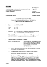 24th Joint Meeting of the Forum for Security Co-operation and the Permanent Council (it)