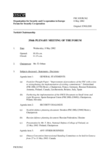 Journal of the 356th Plenary Meeting of the Forum for Security Co-operation