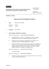 Journal of the 354th Plenary Meeting of the Forum for Security Co-operation (fr)