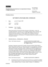 Journal of the 563rd Plenary Meeting of the Permanent Council (it)