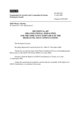 Permanent Council Decision No. 687