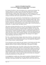 Speech by US President George Bush, Paris 1990