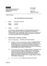 Journal of the 565th Plenary Meeting of the Permanent Council (de)