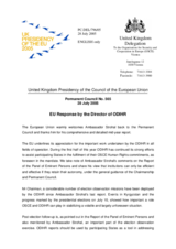 Statement by the Delegation of Norway in response to the Director of ODIHR, Ambassador Christian Strohal