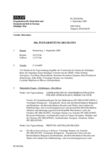 Journal of the 566th Plenary Meeting of the Permanent Council (de)