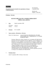 Journal of the 568th Special Plenary Meeting of the Permanent Council (fr)