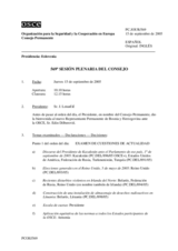 Journal of the 569th Plenary Meeting of the Permanent Council (es)