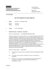 Journal of the 459th Plenary Meeting of the Forum for Security Co-operation (de)