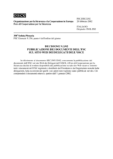 Forum for Security Co-operation Decision No. 2/02 (it)