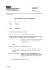 Journal of the 348th Plenary Meeting of the Forum for Security Co-operation (de)
