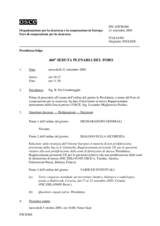 Journal of the 460th Plenary Meeting of the Forum for Security Co-operation (it)