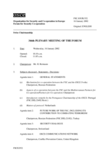 Journal of the 346th Plenary Meeting of the Forum for Security Co-operation