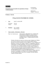 Journal of the 572nd Plenary Meeting of the Permanent Council (fr)