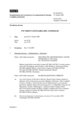 Journal of the 574th Plenary Meeting of the Permanent Council (it)