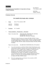 Journal of the 574th Plenary Meeting of the Permanent Council (es)